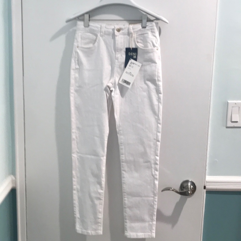Mango Girls White Skinny Jeans